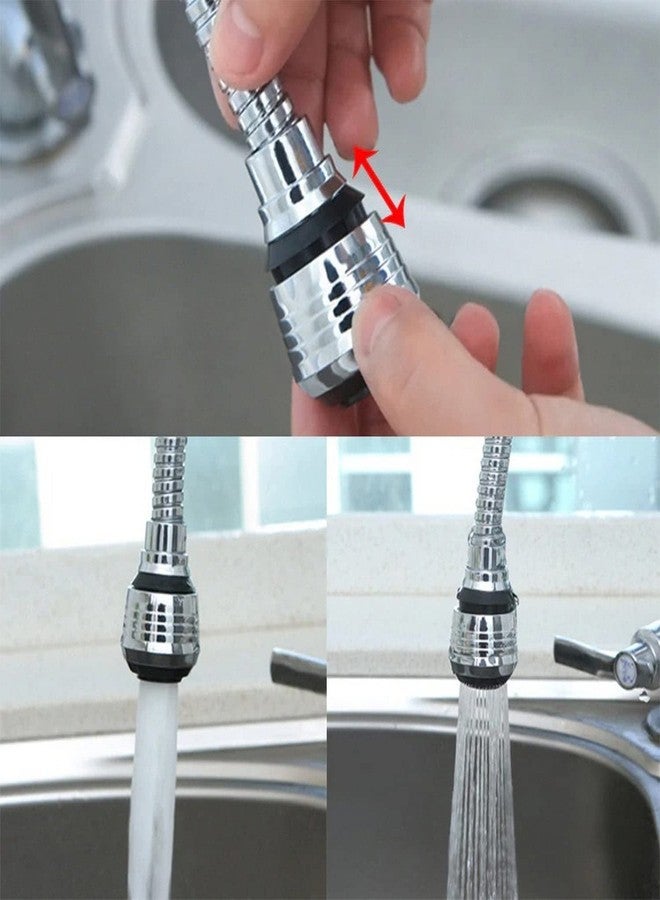 HOMETIC 360 Degree Rotatable Water Faucet Bubbler Saving Tap Aerator Diffuser Faucet Filter Shower Head Nozzle Adapter Shower Filter for Hard Water Kitchen Accessories - Image 3